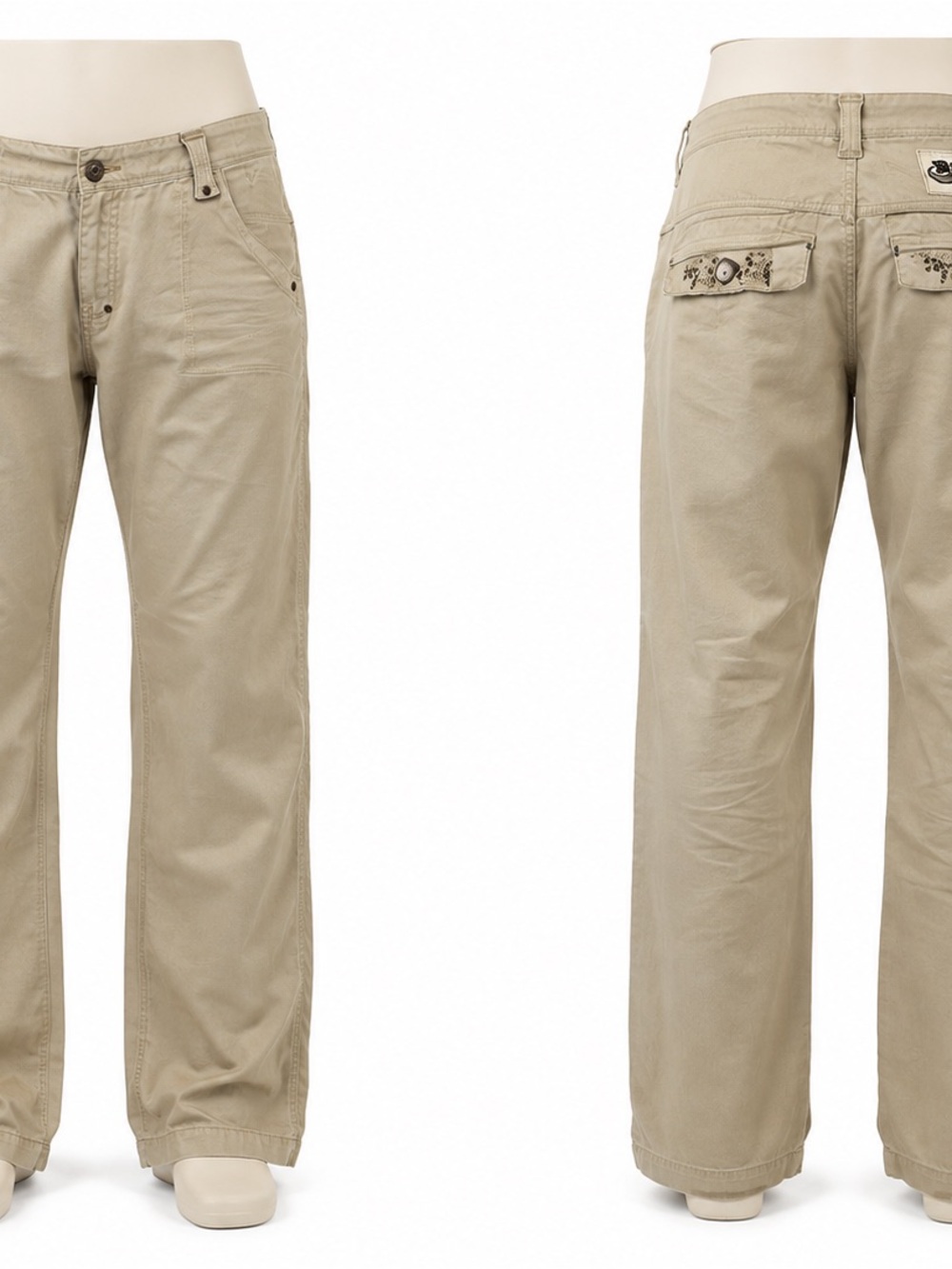 Men's Straight-Leg Khaki Chinos — Relaxed Fit